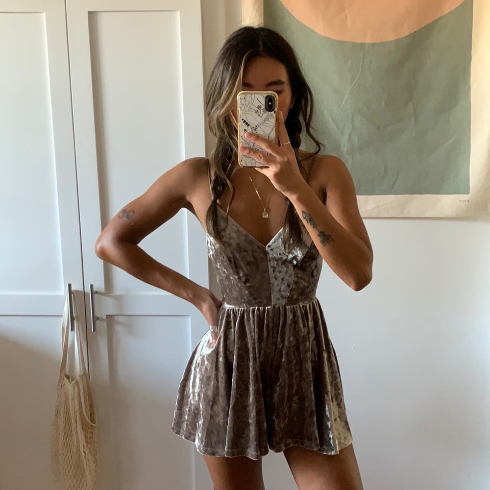 Kiss Me At Midnight Romper //